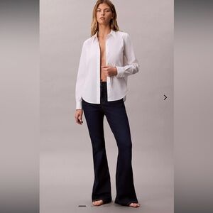 Calvin Klein Dark Blue Flare Jeans